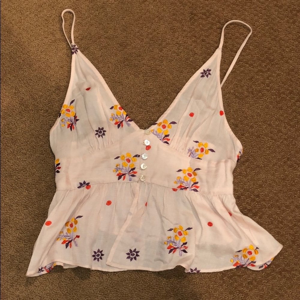 Free people women’s cropped tank top